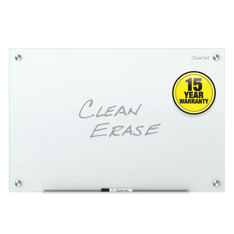 Magnetic Dry Erase Board - Whiteboard Glass Surface for Office, Classroom & Home - 36x24 Inches Wall Mountable Glass Whiteboard with Marker & Eraser Included