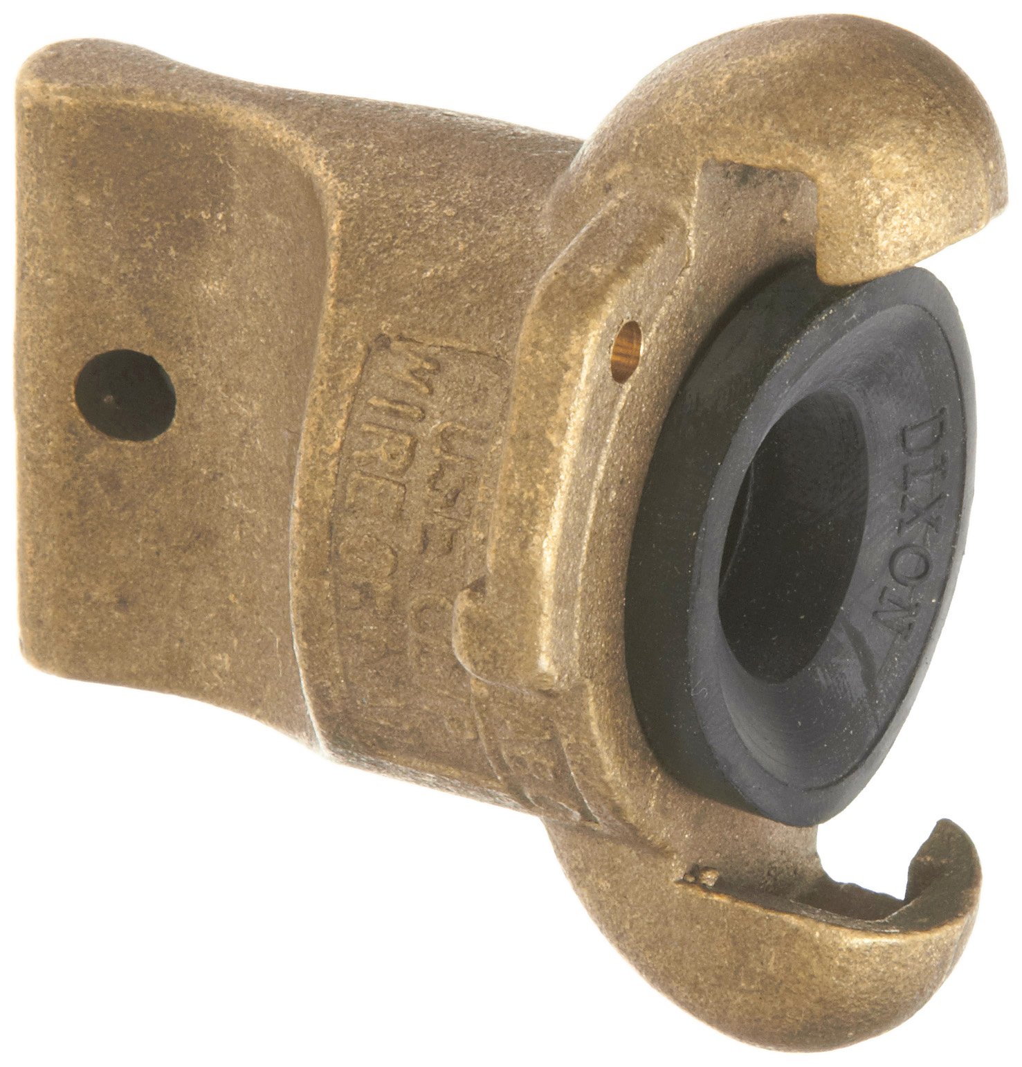 Dixon Air King AB0 Brass Air Hose Fitting - 2 Lug Universal Coupling with Blank Ends for Pneumatic Tools & Compressors | Heavy-Duty Industrial & Automotive Air System Accessories