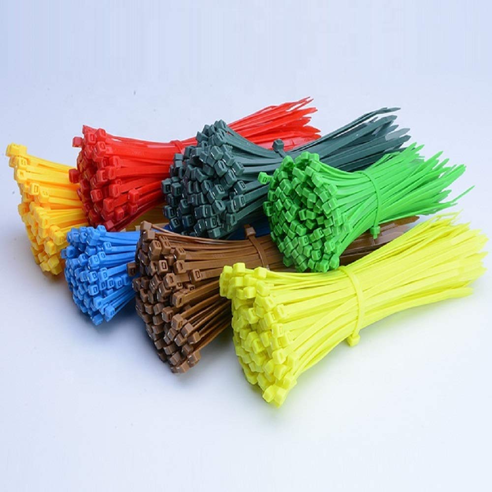 4 Inch Brown Tan Nylon Cable Ties (100 Pack) - 18lb Heavy Duty Strength for Wire Management, DIY Projects & Home Organization