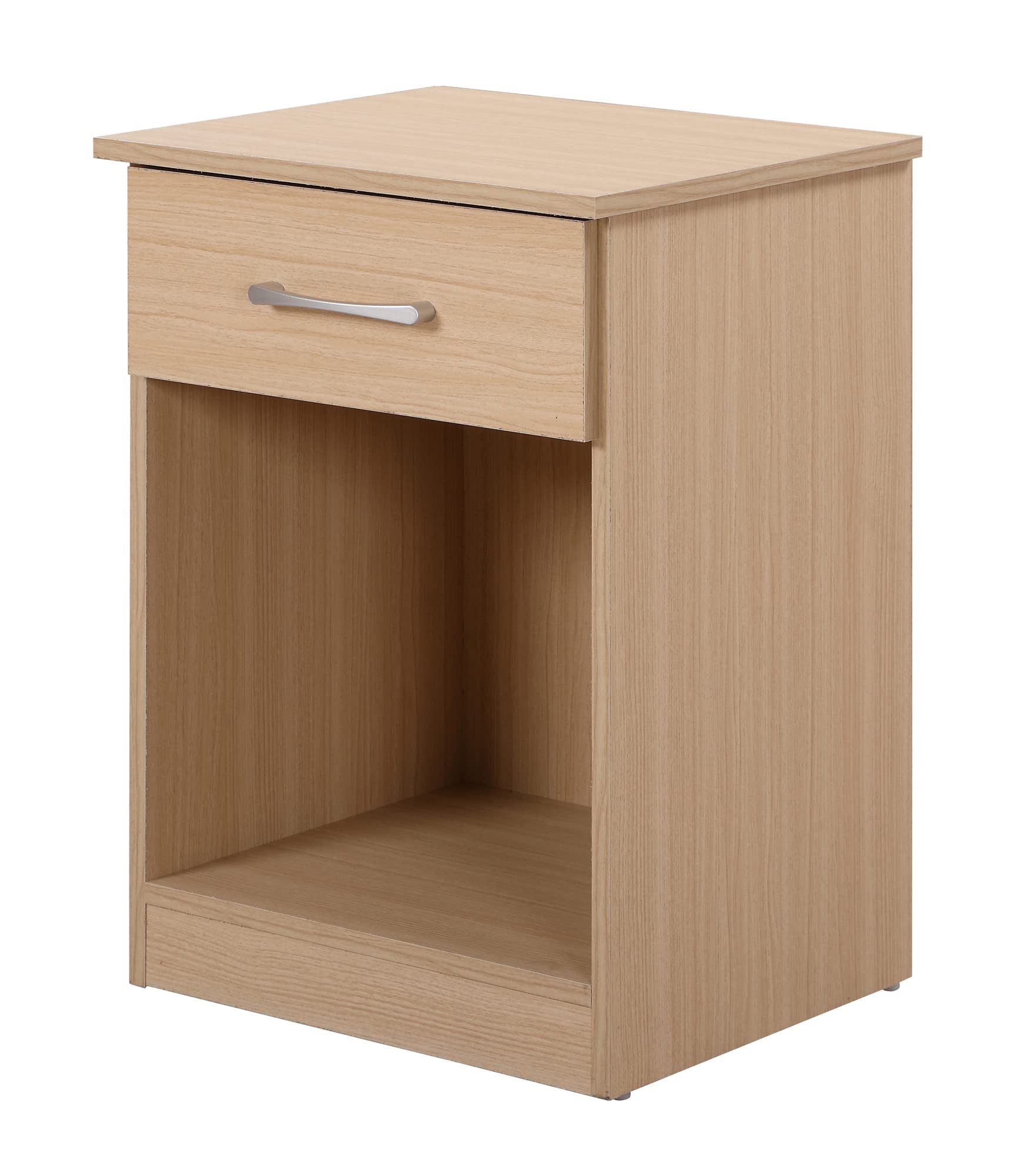 Lindsey 1-Drawer Beech Nightstand - 24