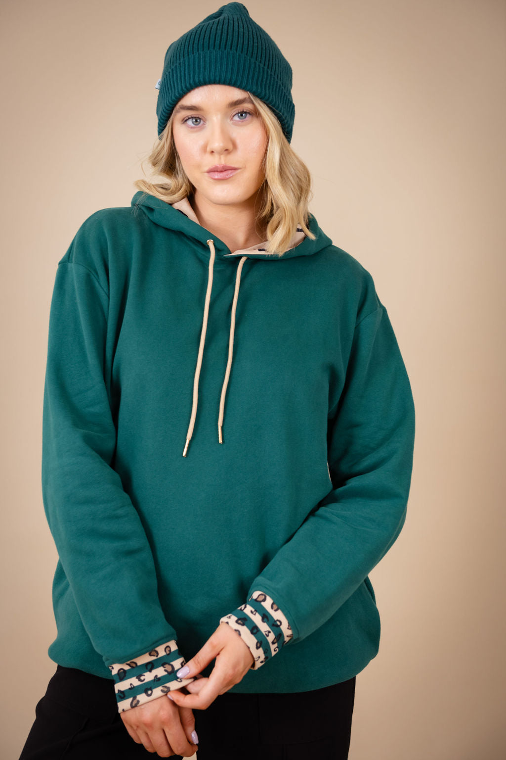 Aisling Hoodie - Soft Green Pullover for Women & Men | Cozy Casual Wear for Outdoors, Travel & Lounge
