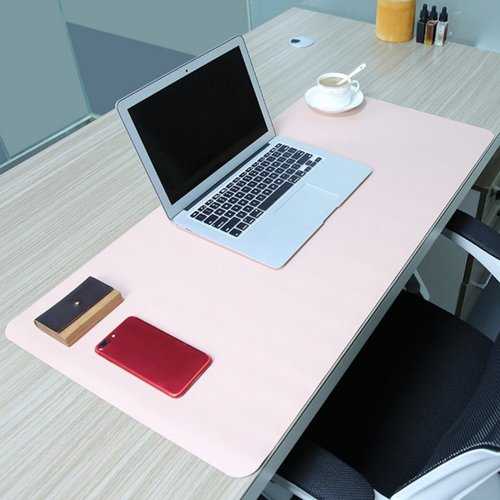 Large 90x45cm Dual-Sided PU Leather Mouse Pad - Non-Slip Desk Mat for Office & Gaming | Perfect for Workstations, Home Offices & PC Gaming Setups