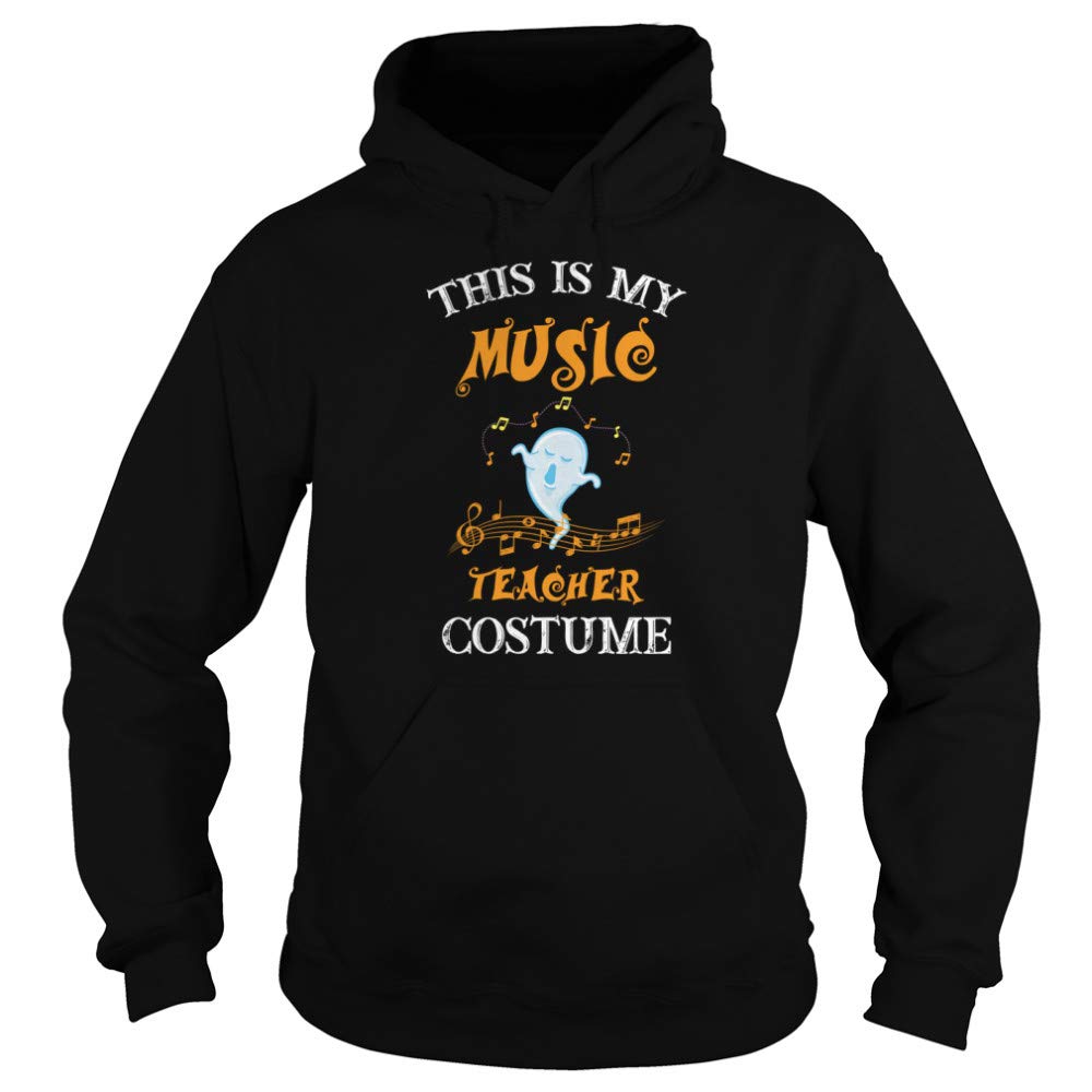 CARAZ Store - My Music Teacher Costume Unisex Hoodie 70070 | Halloween Costume Gift for Teachers & Students | Perfect for School Events, Halloween Parties & Music Themed Dressing