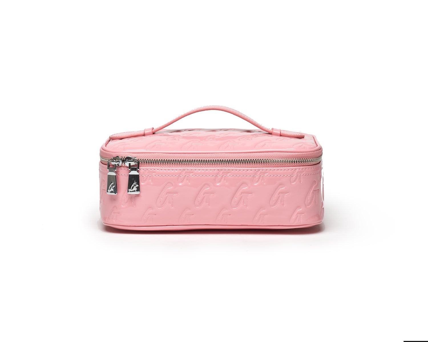 Medium Monogram Toiletry Bag with Mirror - Pink | Travel Cosmetic Organizer for Women & Men | Perfect for Vacation, Gym, Makeup Storage
