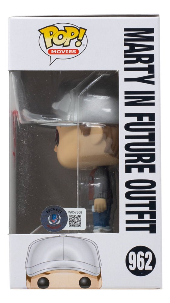 Michael J. Fox Signed Back To The Future Funko Pop #962 - Authentic Autograph Collectible - Perfect for Movie Fans & Pop Culture Collectors - Great for Display in Home Office or Game Room