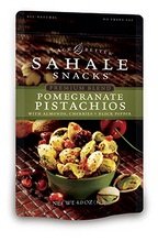 Sahale Snacks Pomegranate Pistachios - 12 Pack (4 Oz Each) | Healthy Snack for Hiking, Travel & Office | Gluten-Free & Non-GMO Nuts
