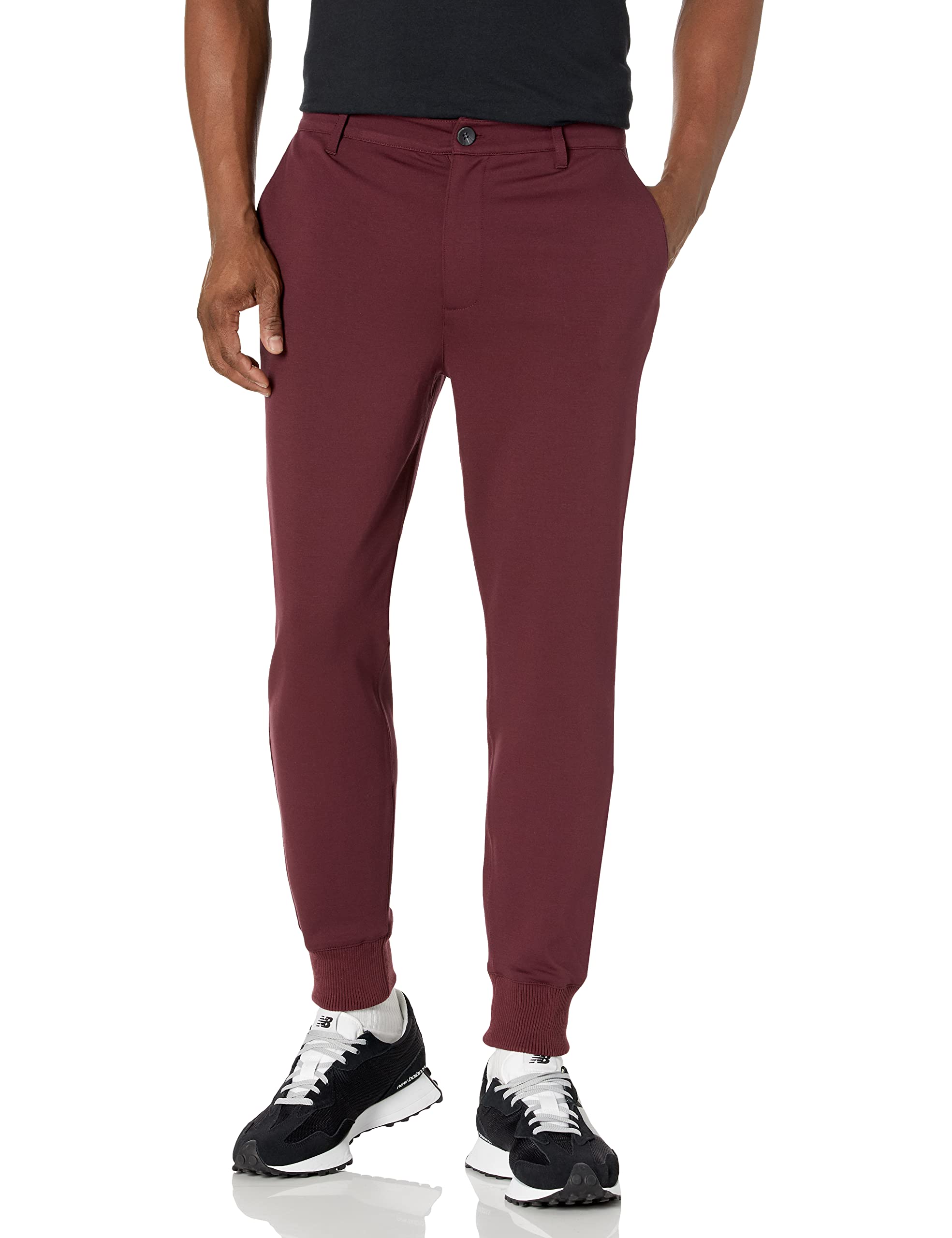 PAIGE Men's Elmwood Transcend Knit Tech Jogger Pants - Comfortable Stretch Athletic Trousers for Workout, Running & Casual Wear