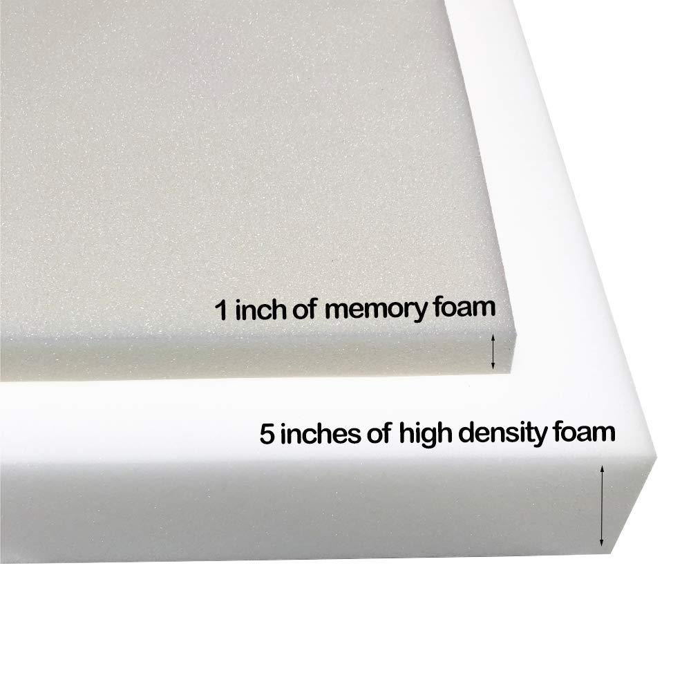 Foamma 6” x 28” x 72” RV Memory Foam Mattress Replacement - CertiPUR-US Certified, Made in USA - Comfortable Camper Bunk Bed Mattress for Travel Trailers & Motorhomes - Perfect for Road Trips & Camping Adventures