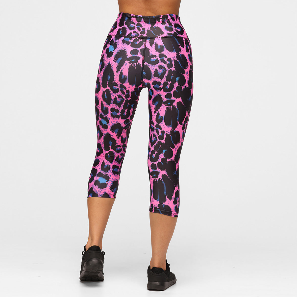 Violet Lynx Capri Leggings for Women - High Waist Yoga Pants, Workout Running Tights - Comfortable & Stretchy Activewear for Gym, Lounge & Everyday Wear