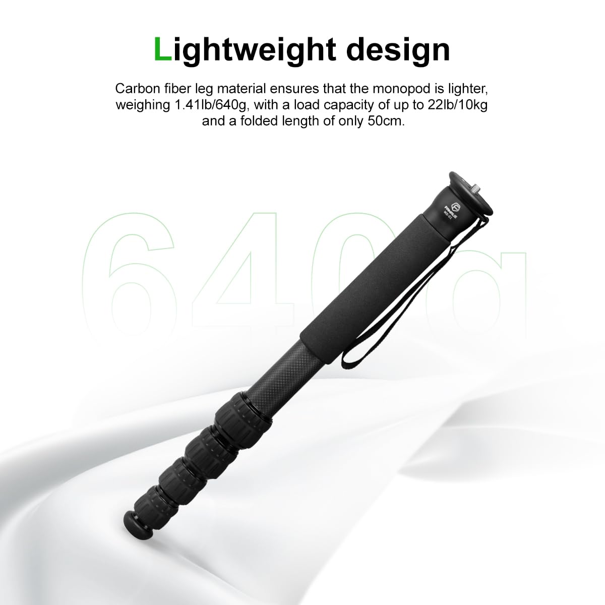 FANAUE MD-01 Carbon Fiber Camera Monopod Stand with 1/4