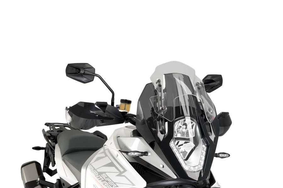 Puig 6847H Racing Shield Windshield for Kawasaki Ninja 250SL (2015-2017) - High-Performance Motorcycle Wind Protection for Touring & Sport Riding