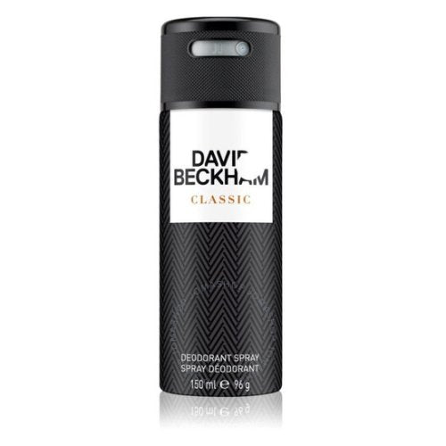 David Beckham Classic Men's Deodorant Spray - 150ml Fresh Scent for Daily Use & Gym Protection