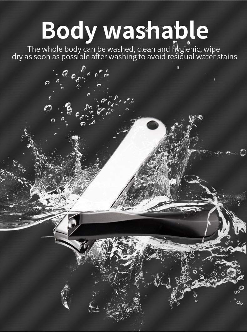 Professional Stainless Steel Nail Art Clippers & Cutters - Safe Portable Manicure & Pedicure Tools for Home Salon, Travel & DIY Nail Care