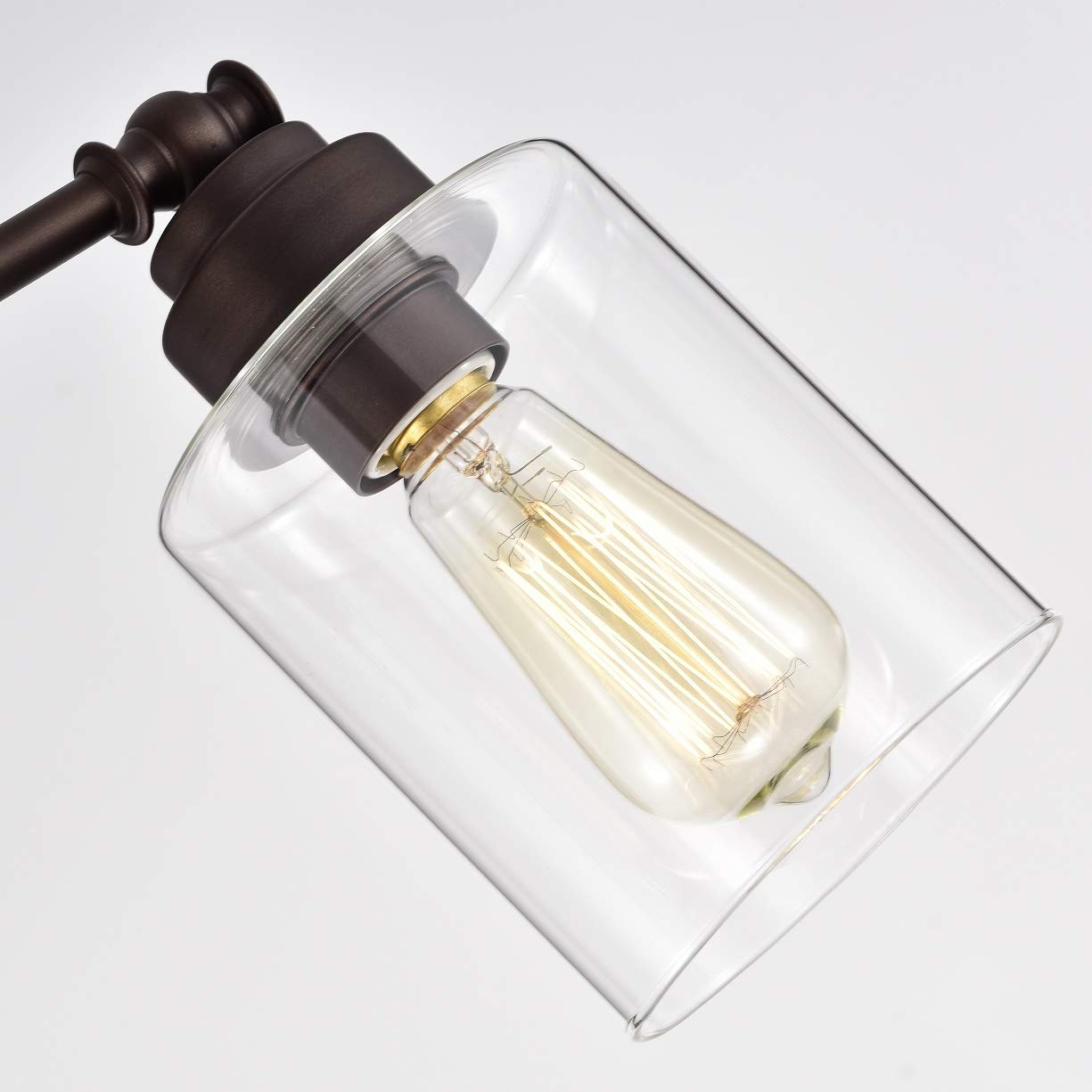 3-Light Oil Rubbed Bronze Bathroom Vanity Light Fixture - 23 Inch Wide - Perfect for Modern and Traditional Bathroom Decor