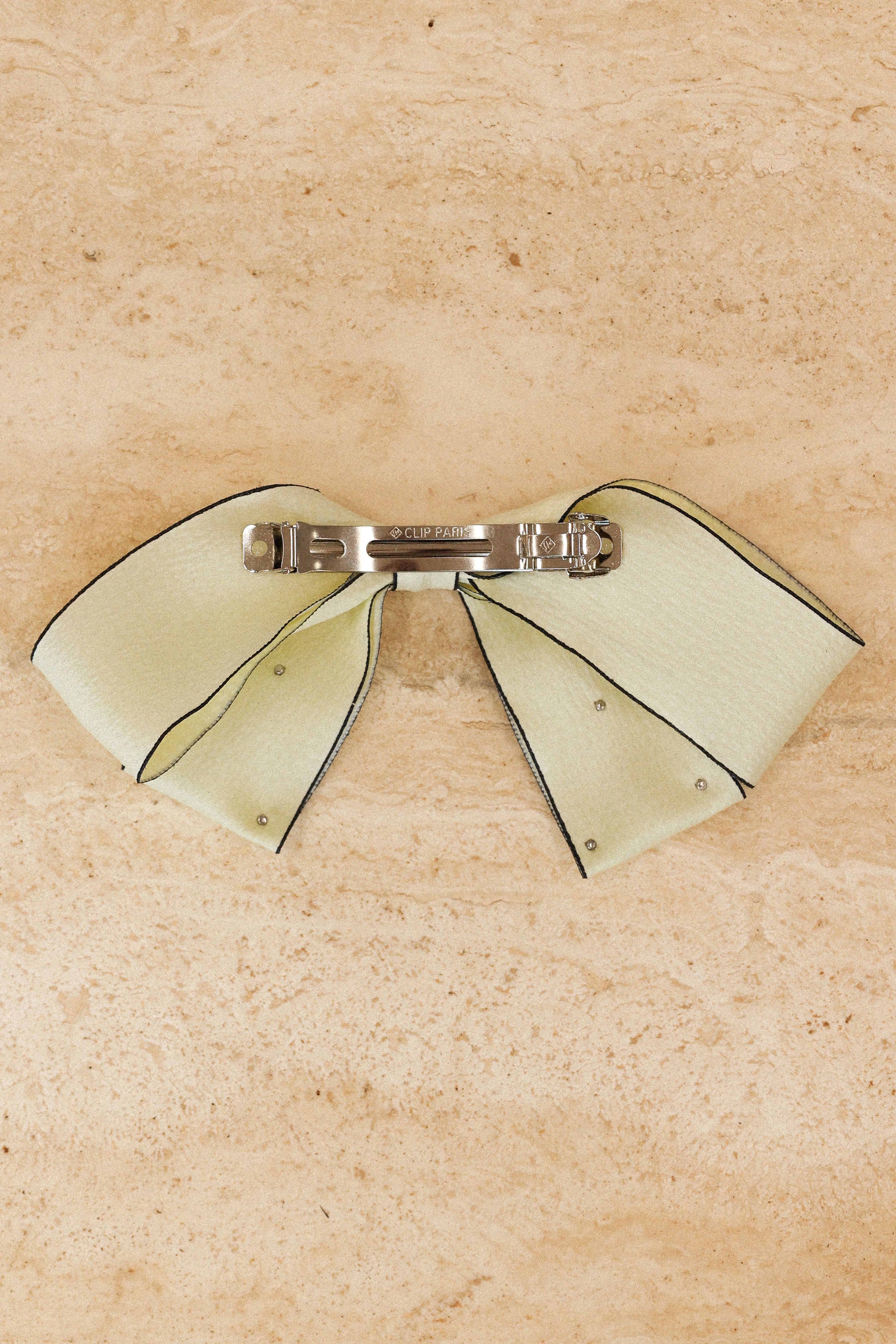 Elegant Astor Bow Hair Clip in Cream - Perfect for Weddings, Prom & Everyday Hair Accessories