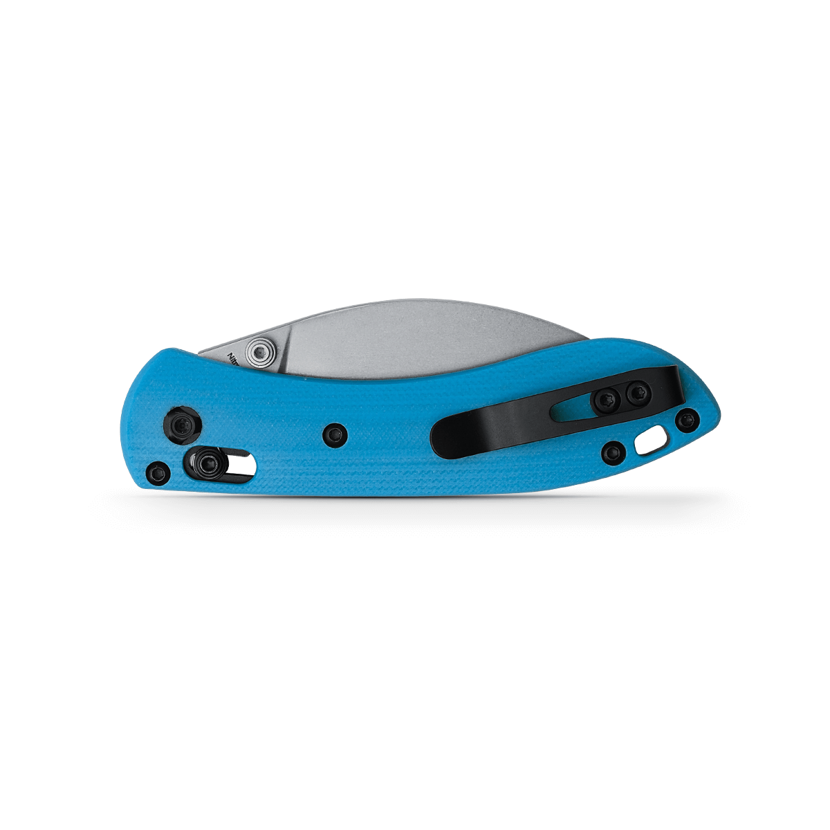 Vosteed Mini Nightshade Folding Pocket Knife - Nitro V Stonewash Blade, Blue G10 Handle (A0211) | EDC, Camping, Outdoor Survival & Everyday Carry Knife | Canada Exclusive