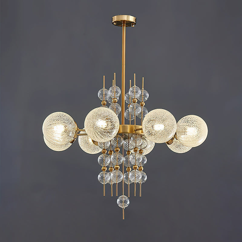 Calypso Chandelier - Elegant Crystal Ceiling Light Fixture for Dining Room, Bedroom & Living Room Decor | Modern Lighting for Home & Office