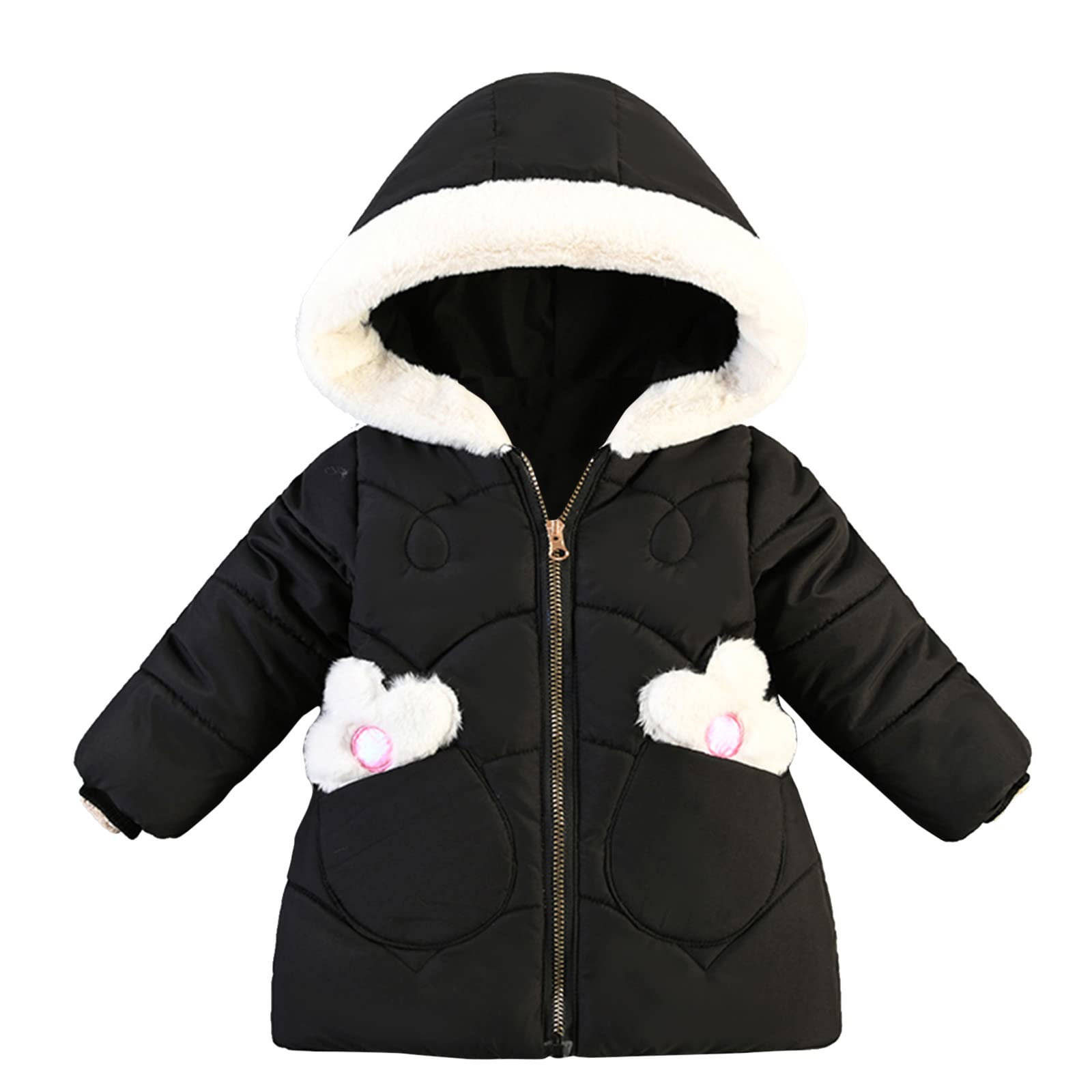 Kids Winter Jacket for Boys & Girls 12 Plus - Warm Hooded Coat for Cold Weather - Perfect for School, Outdoor Play & Snow Activities