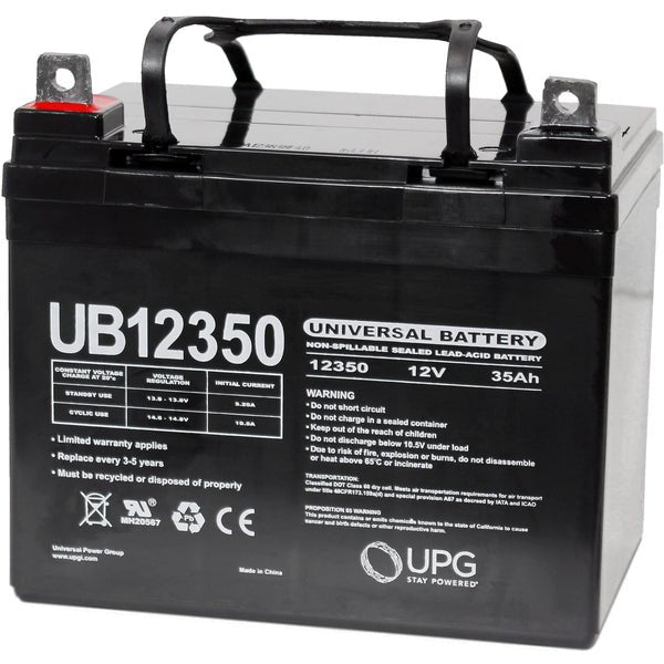 12V 35Ah Sealed Lead Acid Battery for Medical Mobility Scooters & Power Wheelchairs - Long-Lasting Replacement Battery for Home & Outdoor Use