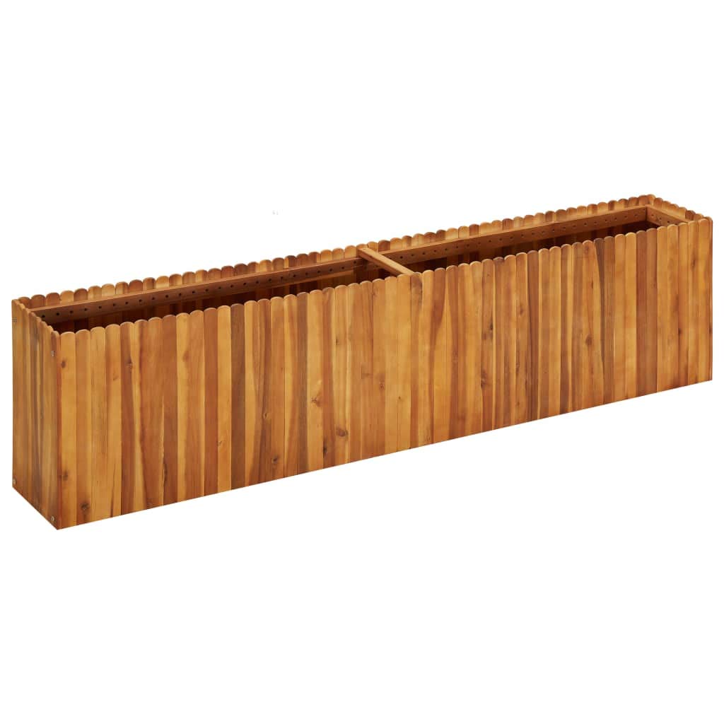 Premium Acacia Wood Raised Garden Bed - 78.7