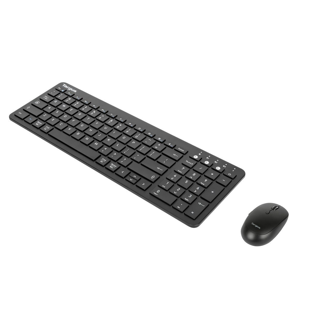 Multi-Device Bluetooth® Antimicrobial Keyboard & Comfort Mouse Bundle for Office, Home, Gaming - Wireless Keyboard and Mouse Set with Antibacterial Coating for PC, Laptop, Mac