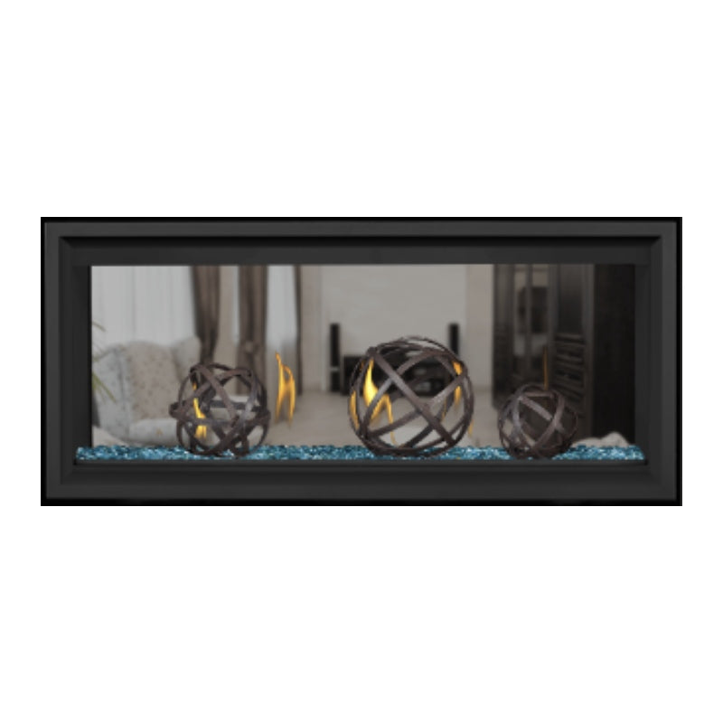 Napoleon Vector 38 See-Through Linear Direct Vent Gas Fireplace - LV38N2 1 | Modern Home Heating Solution for Living Rooms & Patios