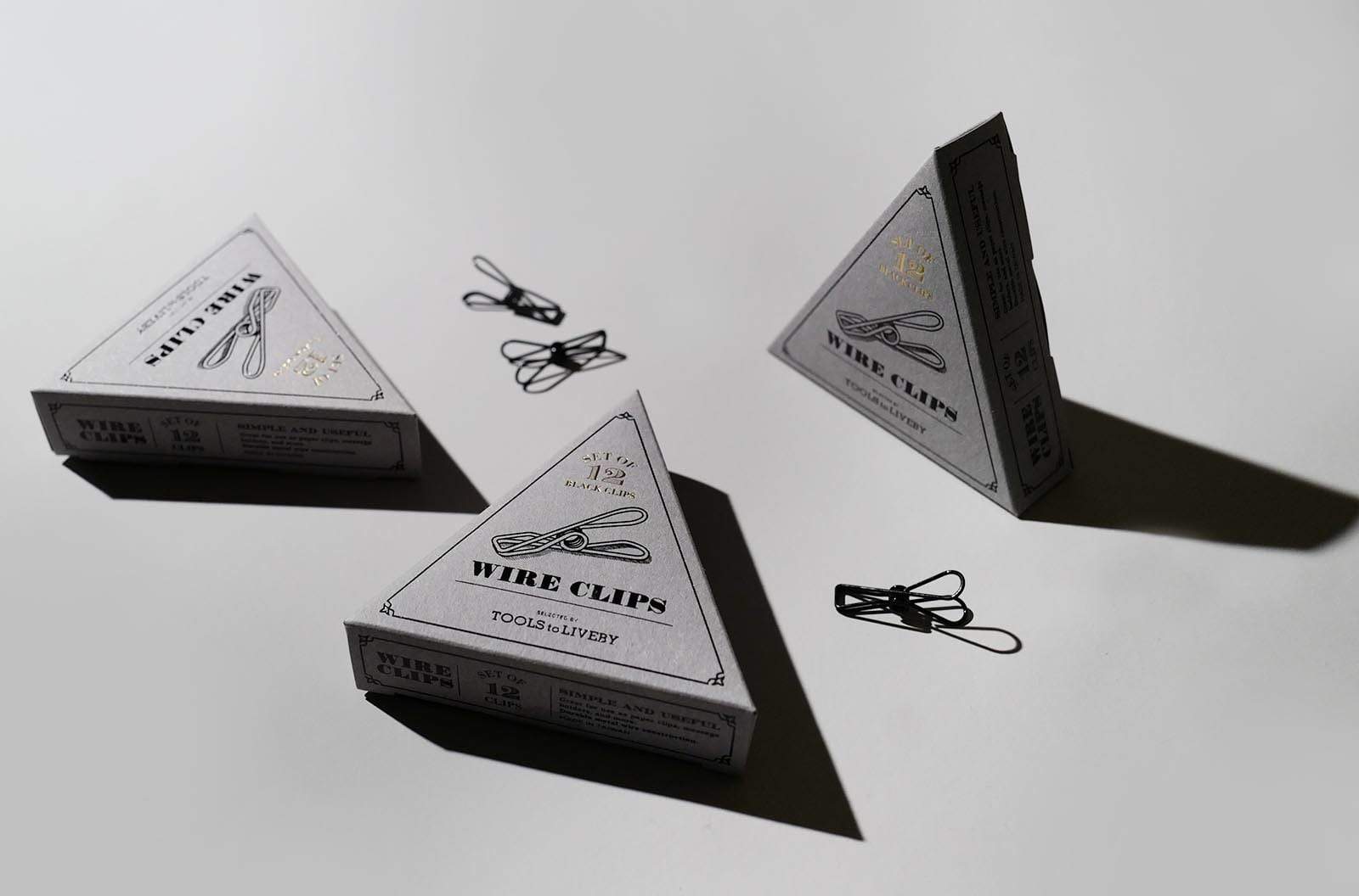Premium Black Wire Paper Clips by Tools to Liveby - Strong Metal Clips for Office, School & Home Organization - Perfect for Documents, Notes & Craft Projects