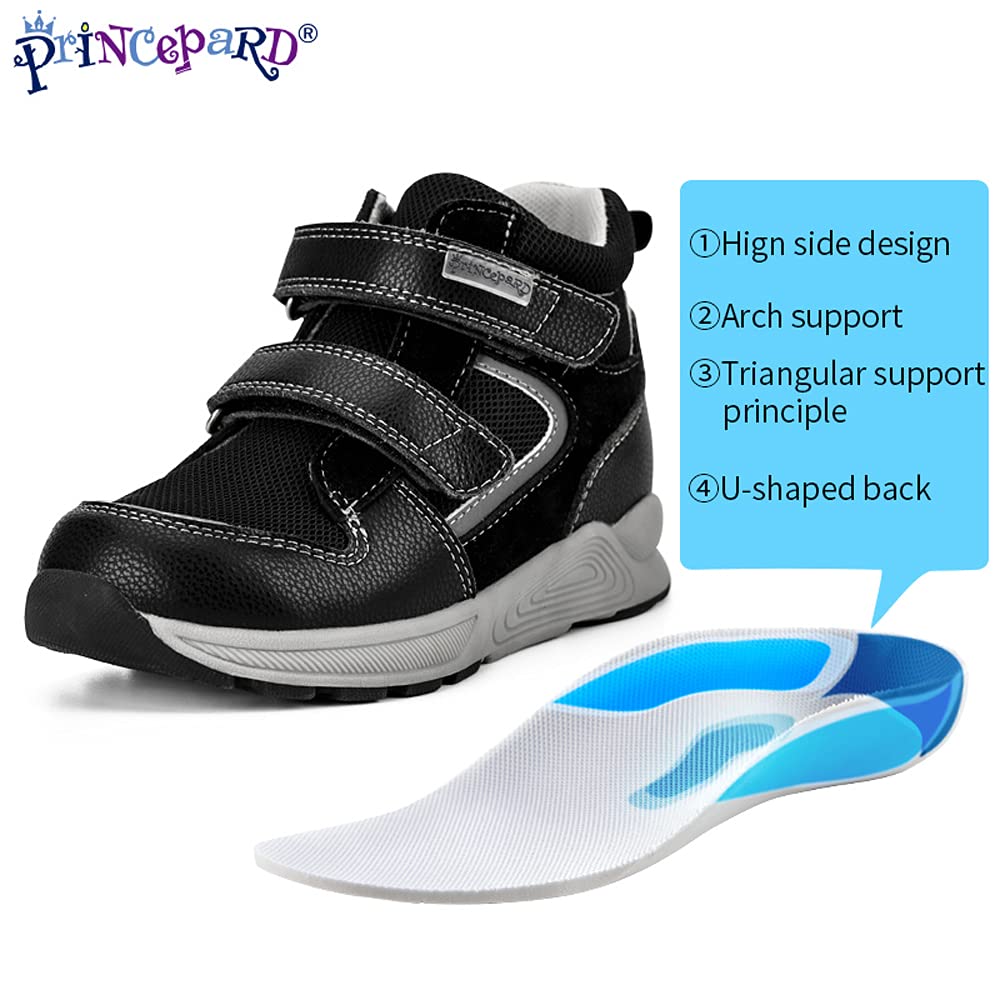 **Orthopedic Shoes for Toddlers - High-Top Corrective Sneakers for Boys & Girls with Arch & Ankle Support, Non-Slip Soles - Perfect for Walking, Running & Playtime**