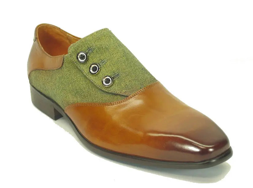 Men's Comfortable Slip-On Loafers - Casual Button-Up Leather Shoes for Work, Office & Travel | Easy On/Off Design for Daily Wear
