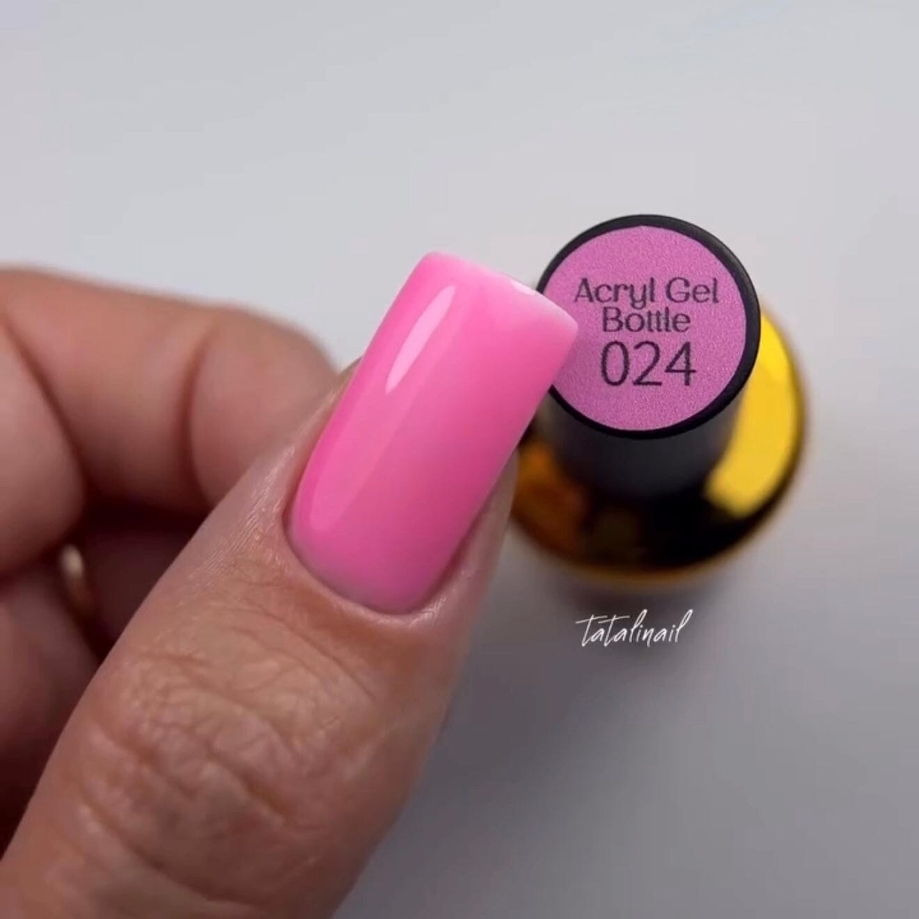 F.O.X Acryl Gel Nail Polish Bottle 024 - 14ml Professional Nail Art Gel for Salon & Home Manicure - Long Lasting Shine & Vibrant Colors