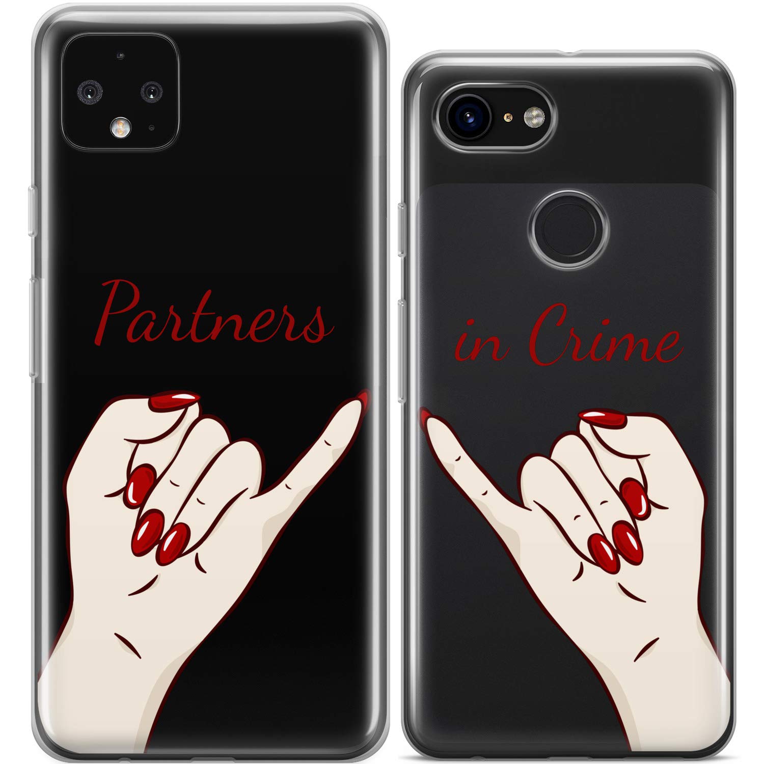 Best Cute Pinky Promise BFFs Matching Phone Cases for iPhone 15 Pro Max/14 Plus/13/12 Mini/11/SE/XS/XR/8/7 - Best Friend Gift for Sisters, Birthday Present, Girly Design for Besties & Partners in Crime (Perfect for Girls' Day Out, Sleepovers & Friendship Celebrations)