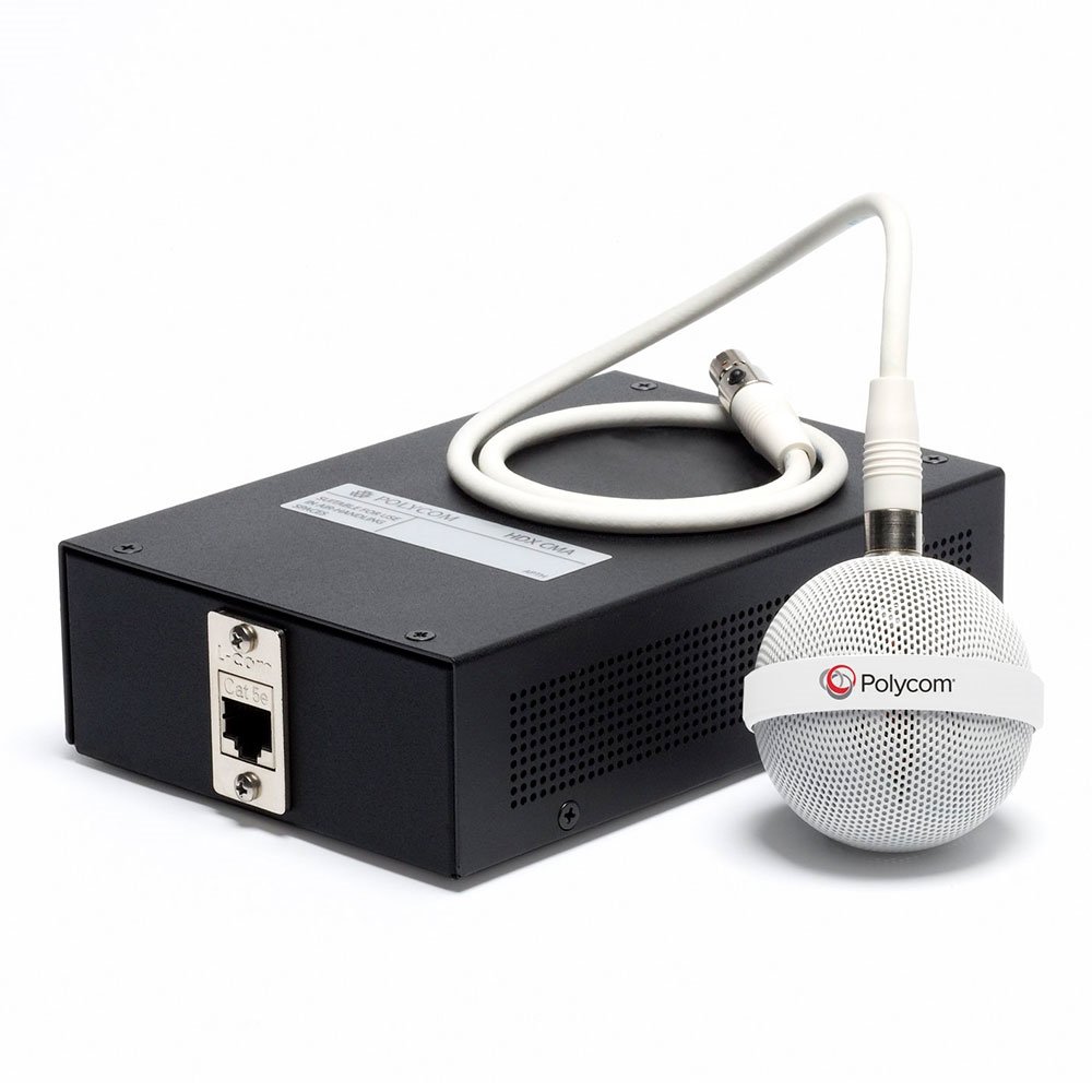 Polycom 2200-23809-001 HDX Ceiling Microphone for Conference Rooms - High Definition Audio for Business Meetings & Video Conferencing Systems