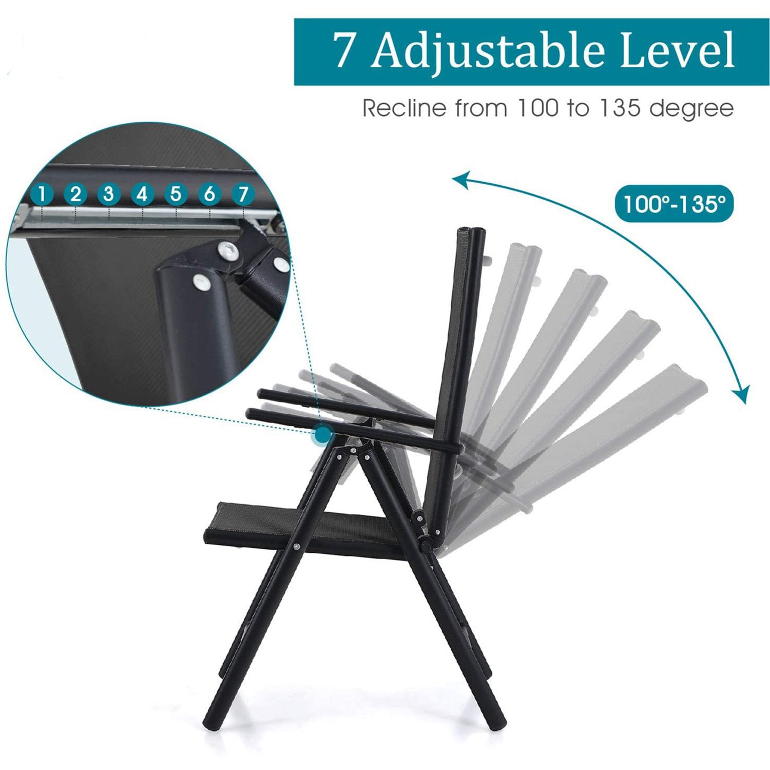 Phi Villa 9-Piece Outdoor Patio Dining Set with Large Square Table & Foldable Textilene Chairs - Perfect for Backyard BBQs, Poolside Gatherings and Garden Parties