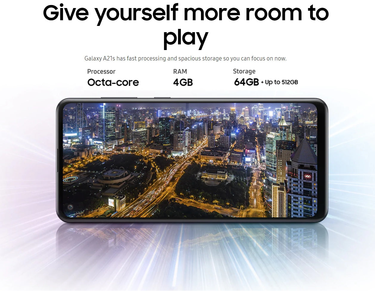 Samsung Galaxy A21S 64GB 4GB RAM 6.5