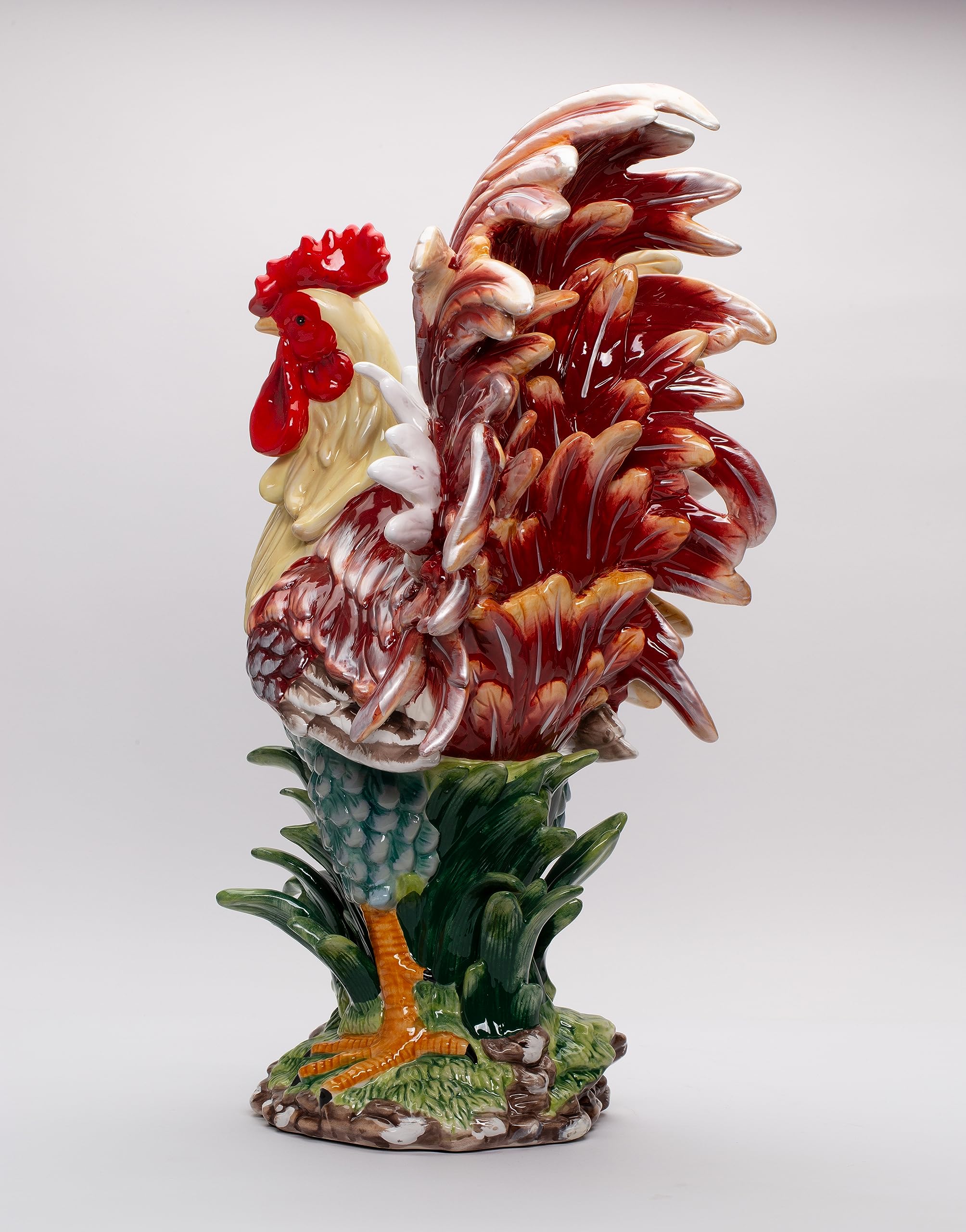 Cosmos Gifts Large Tuscan Rooster Figurine - 23.5