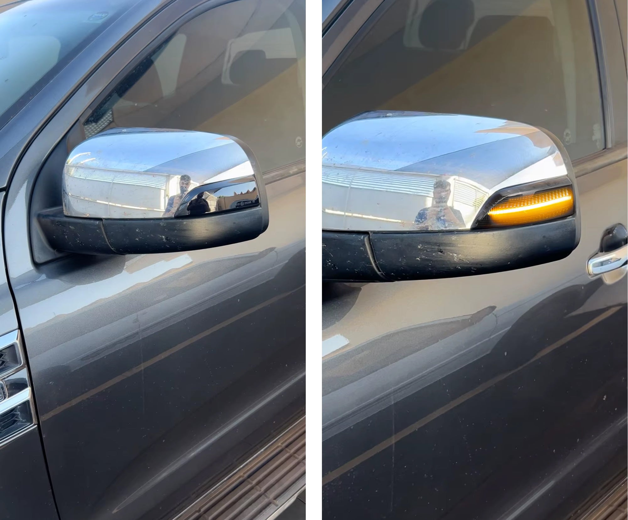 Clear Lens LED Dynamic Sequential Mirror Lights for Ford Ranger 2019-2023 Lariat - Upgrade Your Truck with Stylish Turn Signal Lights for Enhanced Safety & Visibility on Road