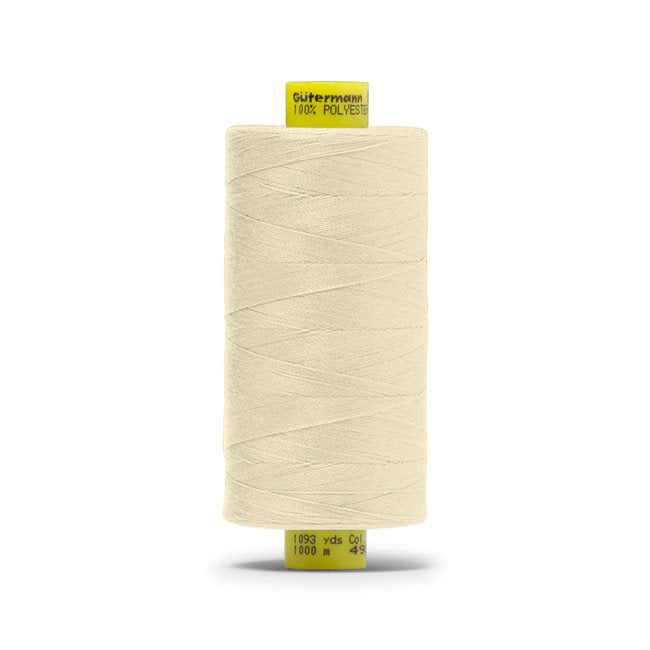 Gutermann Mara 100 Polyester Thread - 1093 Yards per Spool (White) - Strong & Durable Sewing Thread for Quilting, Upholstery & Craft Projects