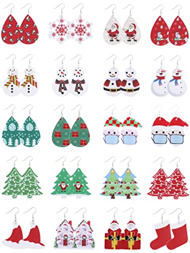 B1:20pairs christmas earrings