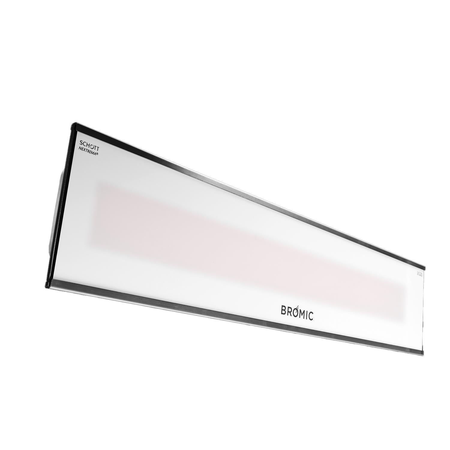 Bromic Platinum Smart Heat Electric Patio Heater 2300W - White Outdoor Heater for Gardens, Decks, and Restaurants