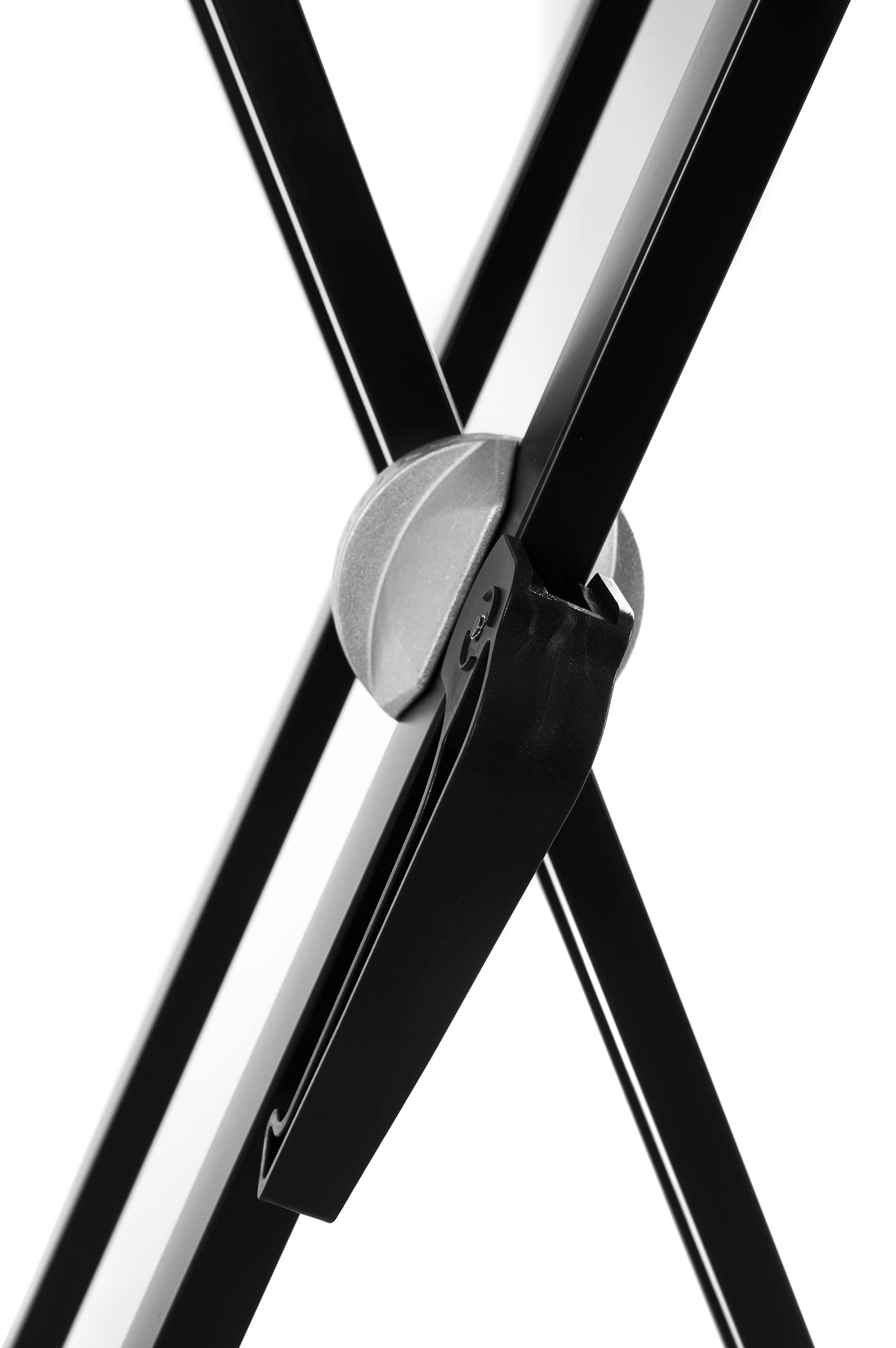 BSX 900553 Adjustable Keyboard Stand - Heavy Duty Black Metal Music Instrument Stand for Piano, Synthesizer & Digital Keyboard - Perfect for Home Studio, Live Performances & Music Classrooms