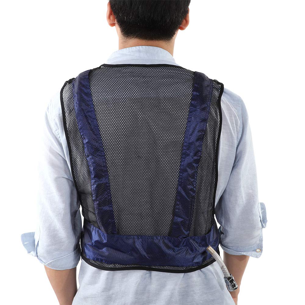 GLOGLOW Cooling Vest for Welding - Steel Air Compressed Cooling Waistcoat with Vortex Tube Technology | Ice Vest for Heat Relief | Perfect for Construction, Outdoor Work & Hot Weather Activities