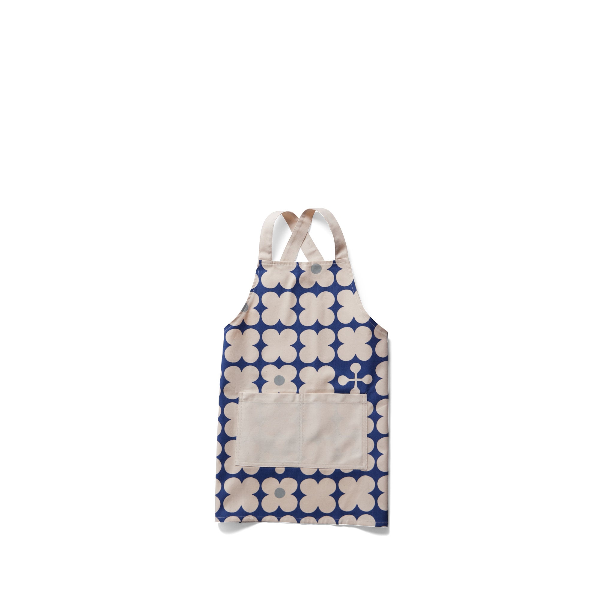 Scandi Candy Mini Pinny Apron - Inky Blue Cotton Kitchen Apron for Women, Baking & Cooking - Perfect for Home Chefs, BBQ, and Crafting