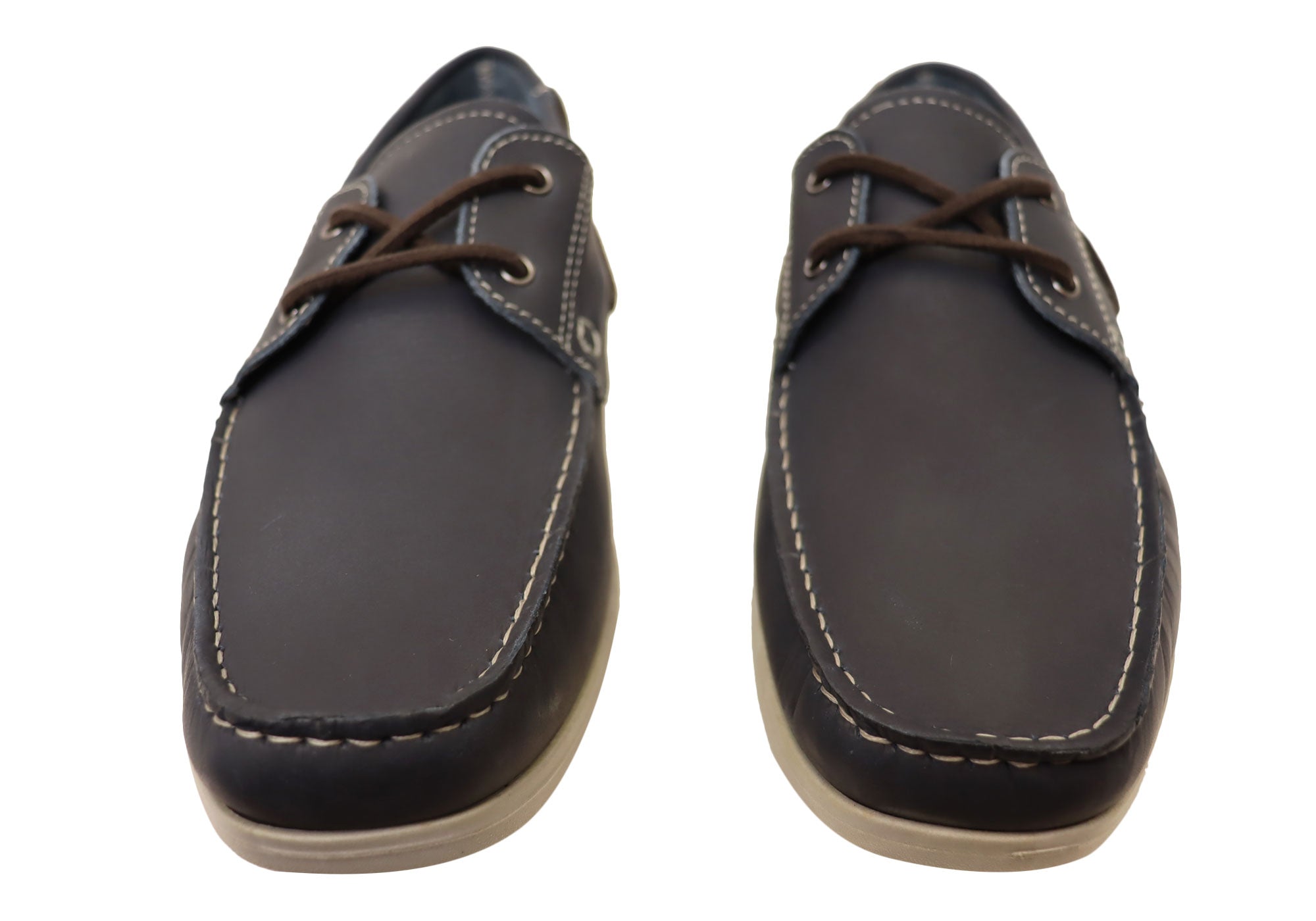 **Men's Comfortable Casual Leather Boat Shoes - Pegada Lapel - Handmade in Brazil - Perfect for Sailing, Walking & Outdoor Adventures**