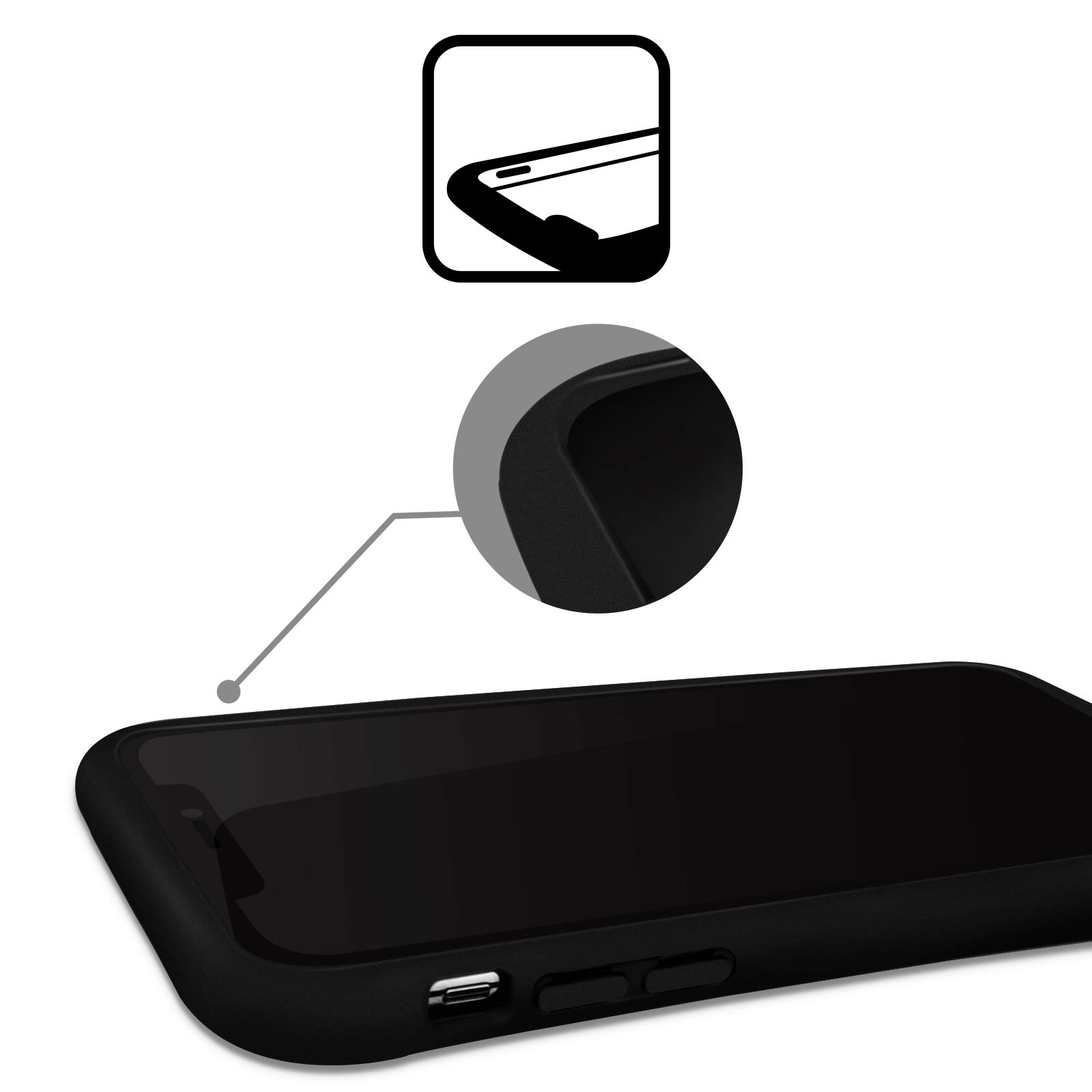 Officially Licensed Friends TV Show Peephole Frame Phone Case for iPhone 13 Pro Max - Durable Hybrid Cover with Iconic Design | Perfect for Fans, Gift Giving & Show Your Favorite Sitcom Style