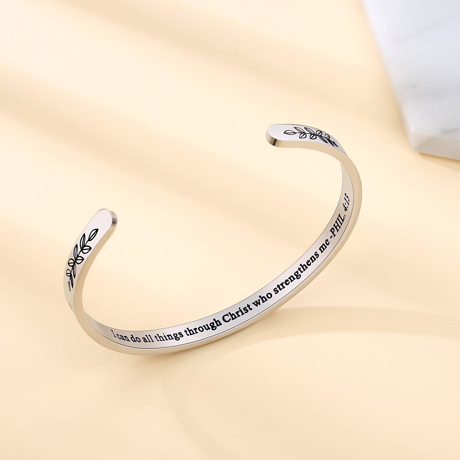 Personalized Cuff Bracelets for Women & Girls - Best Friend, Sister, Mom, Daughter, Granddaughter - Custom Name Jewelry for Birthday, Mother's Day, Christmas, Easter Gifts - Perfect for Everyday Wear, Special Occasions & Matching Friendship Jewelry