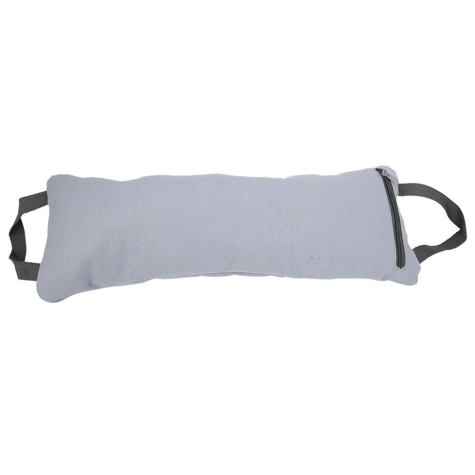 Lightweight No-Fill Canvas Fitness Sandbag for Leg & Arm Training - Portable Yoga Bag for Home & Gym Workouts (Gray) - Perfect for Yoga, Pilates, and Strength Exercises