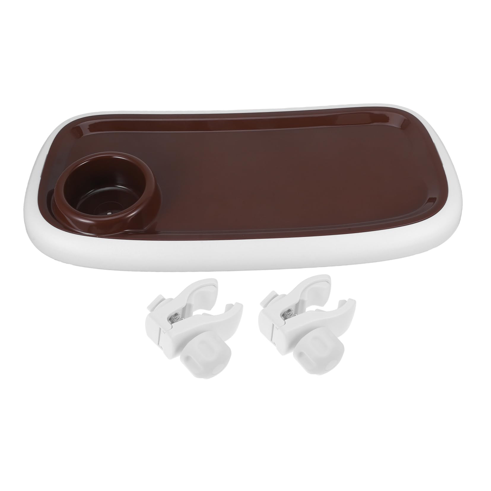 HEMOTON 3-Piece Removable Universal Stroller Tray with Cup Holder - Perfect for Snacks, Toys & Drinks While Strolling with Baby