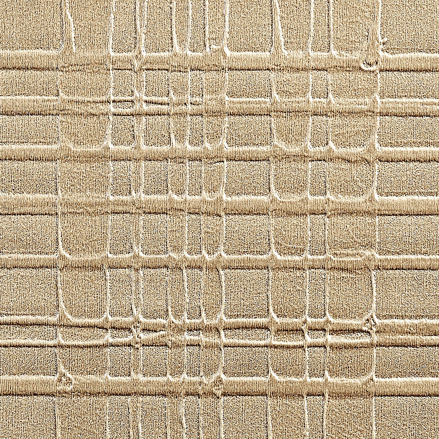 Phillip Jeffries Gold Field Vinyl Gridwork Wallpaper - Premium Peel & Stick Wall Covering for Living Room, Bedroom, and Office Decor