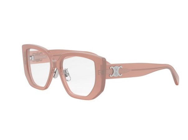 Celine TRIOMPHE CL50146F 074 Pink Butterfly Women's Eyeglasses - Fashion Designer Frames for Women, Lightweight & Stylish Eyewear - Perfect for Work, Dating & Everyday Wear