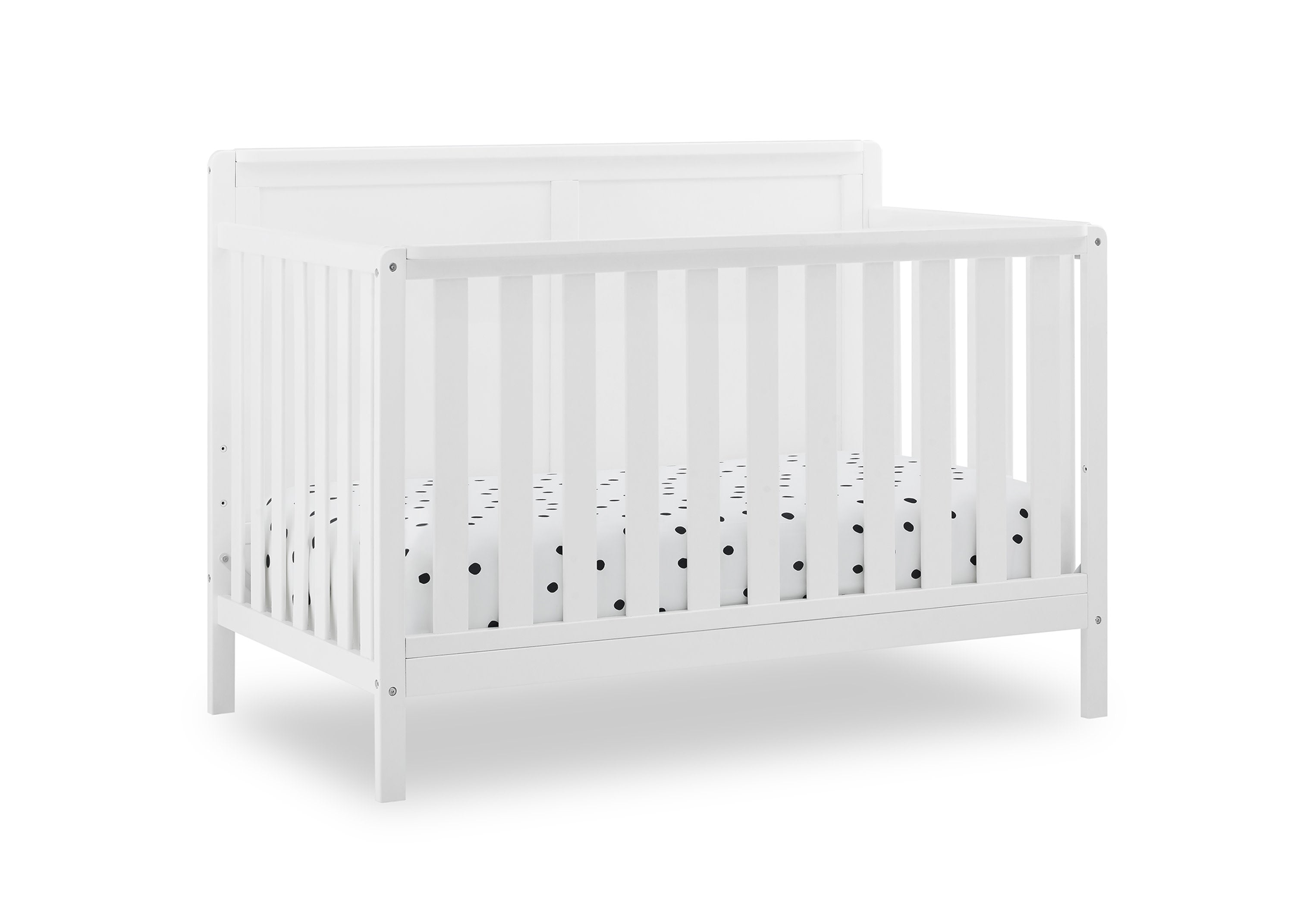 Hartley 6-in-1 Convertible Baby Crib - Toddler Bed & Full-Size Bed Frame - Nursery Furniture for Boys & Girls - Perfect for Newborn to Teen Years